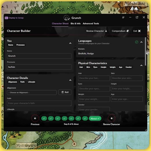 1K views · 16 reactions | Building a D&D character on Roll20? We've got your back(story).  If you choose a Background with built-in Bonds, Flaws, Ideals, and Personality Traits, you can pick OR roll randomly. It's easy, fast, and free! Try our D&D 2024 Character Builder: https://hubs.li/Q03grC960 | Roll20 | Facebook