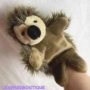 10" Dowman Soft Touch Hedgehog Puppet Soft Toy Plushie - Etsy Canada