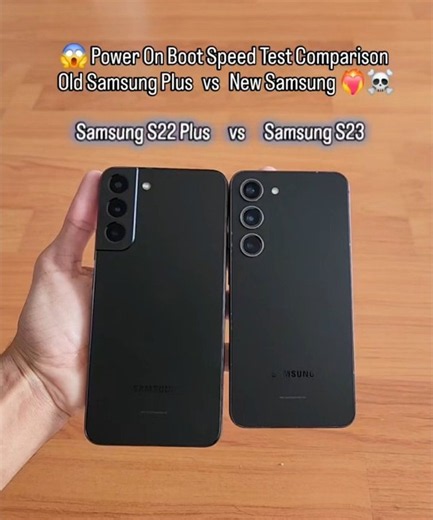 😱 Samsung S22+ vs Samsung S23 ⚡ Power On Boot Speed Test – SHOCKING Winner! 🔥 #shorts #viral #video