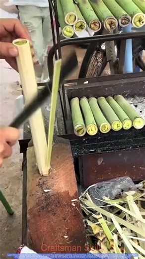 Bamboo Tube Crafting: Full Handmade Process