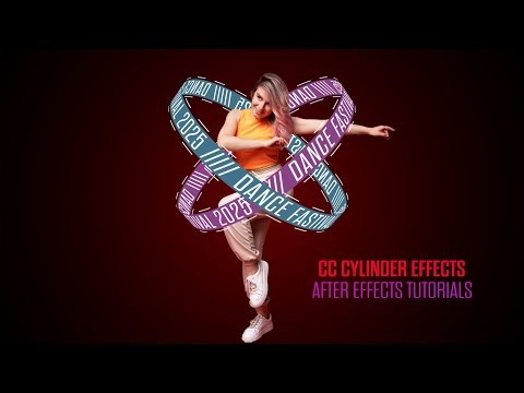 3D Rotating Cylinder Text in After effects | CC Cylinder Explained | After effects tutorials