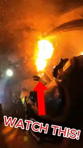 Fire Captain Thrown Back by Sudden Backdraft Raw Bodycam Video