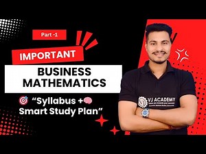 B.Com 2nd Semester Business Mathematics | Syllabus + Strategy 2025 | Ravishankar University