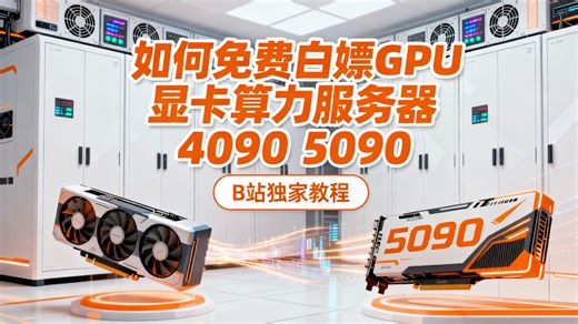 如何用GPU服务器部署AI模型生成视频，如何白嫖使用GPU显卡服务器来跑AI视频【保姆级教程】