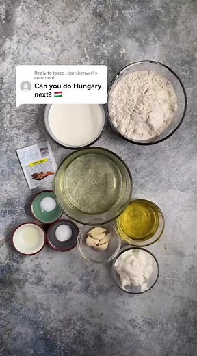 Authentic Hungarian Langos Recipe | Crispy Fried Bread with Cheese & Sour Cream