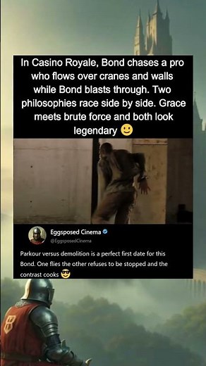 In Casino Royale (2006), the opening chase stars freerunning founder Sébastien Foucan.