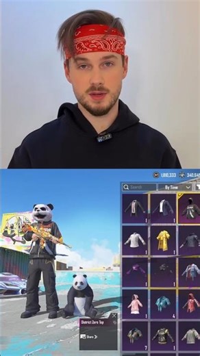 Panda Logo in game‪@Panda.‬ #pubgmobile #gaming