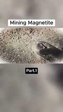 Magnetic Separation of Magnetite Ore | Easy Demo