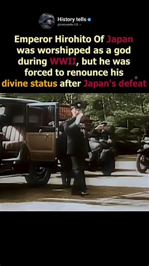 From a living god to a constitutional monarch. 🇯🇵 Emperor Hirohito’s forced renunciation of his divinity in 1946 marked the end of an era and a massive turning point in modern Japanese history. #emperorhirohito #japaneseempire #ww2 #history