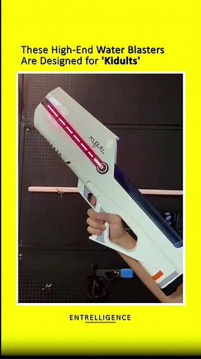 These High-End Water Blasters Are Designed for 'Kidults' Electric water guns use a small electric motor to create high-pressure water streams and they actually have totally different performances (and appeal) vs the classic ones. - - 🎥via: shop.gadgetistics - - What y'all think about this?? Comment below!👇💭 - 📌Follow us for more🌟@entrelligence 👈 - - #entrelligence ----------------------------------------------------- ©️No copyright intended. Please DM me for credit or removal.