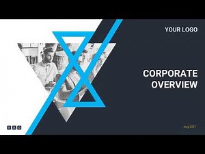 How to Make a Stunning Corporate Cover Slide In PowerPoint 🔥🔥 Free PowerPoint Template
