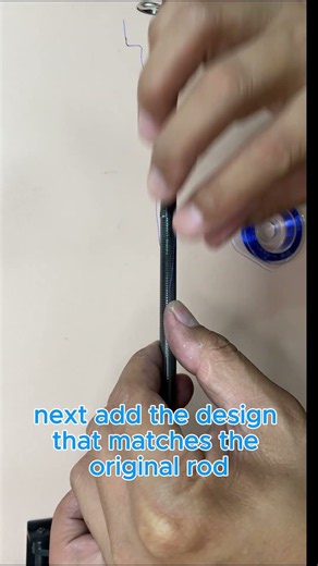 Repair your broken fishing rod quick and easy.