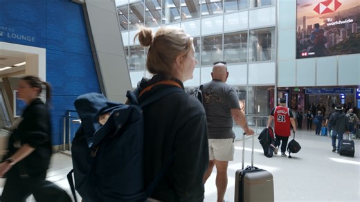 My trip to Egypt from earlier this year! Plane rides, flip clocks, and me winging it best I could. | Simone Giertz