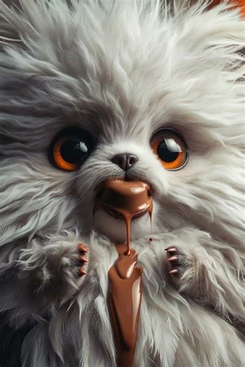 This cloud loves chocolate! 🍫☁️