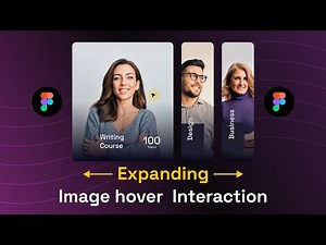 How to create expanding image hover interaction in Figma