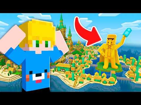 I Found a SECRET City of MILLIONAIRE Villagers in Minecraft!