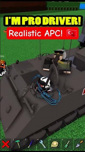 Roblox Build a Boat for Treasure Realistic Turkish APC with Tank Tracks! #babft #roblox