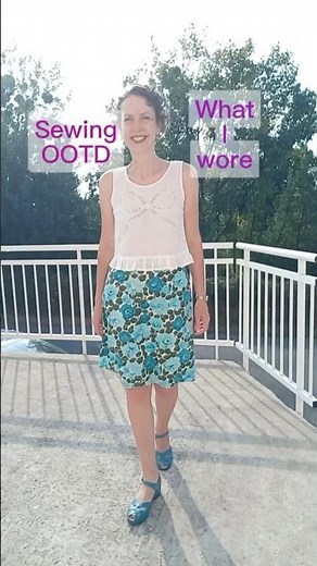 Slow fashion | Sewing OOTD | Vintage textiles