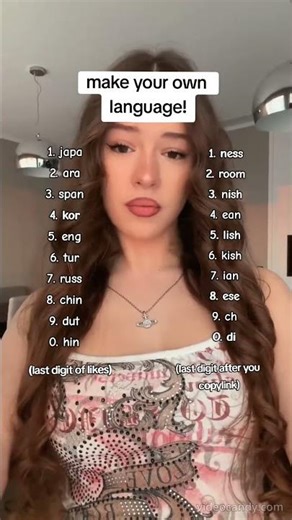 Make your own language!!❤️💫