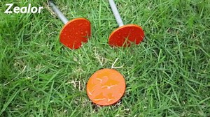 4 PCS Permanent Property Line Markers, 6x2 Inch Boundary Markers for Property Land Survey Stakes Heavy Duty Survey Pin for Home Depot Septic Tank Yard Paver Ground Landscape Surveying