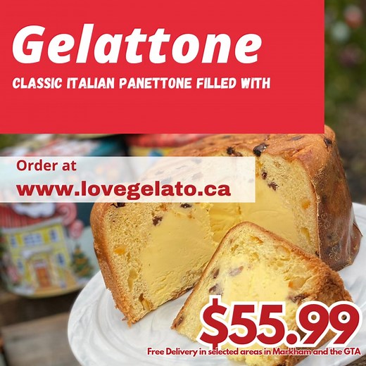 Vanilla bean gelato cakes are back this holiday season! | Love Gelato