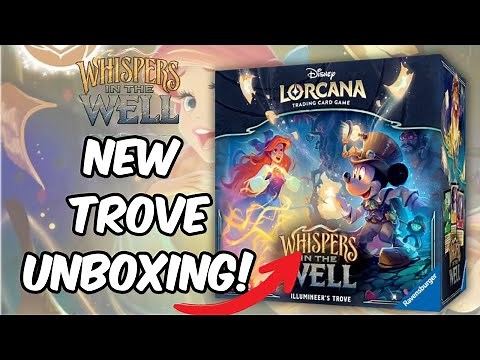 Disney Lorcana: Whispers in the Well TROVE Unboxing!