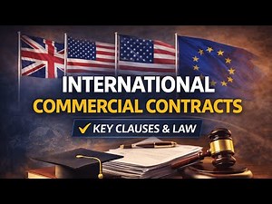 International Commercial Contracts Explained | Key Clauses, Law & Dispute Resolution