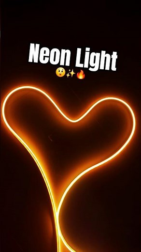 Neon Light ⚡ | Flexible LED Neon Light Strip for Room Decor #neonlights #ledlights