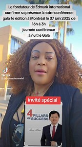 3.5K views · 44 reactions | LE BUSINESS DU 21E SIÈCLE VA S'INSTALLER BIENTÔT AU CANADA. LE FONDATEUR EDMARK ARRIVE AU CANADA. ✨️ RDV 07 JUIN À MONTRÉAL VENEZ SUIVRE NOTRE CONFÉRENCE BUSINESS ET OPPORTUNITÉ D'AFFAIRES A L'INTERNATIONAL #edmarkcanada | Nina Beauté Canada | Facebook