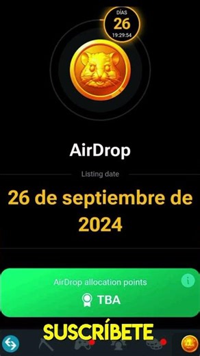 AirDrop Hámster Kombat 26 Setiembre 2024 #viral #tendencia #hamsterkombat #hamter #airdrop #tiktok