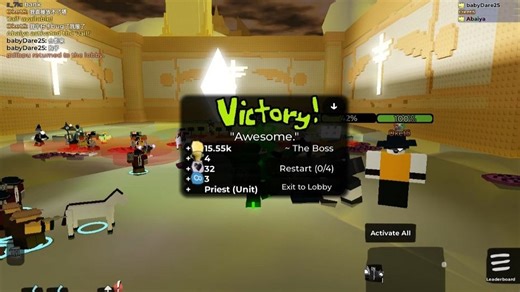 [World Tower Defense] 天堂活动第一难度击败