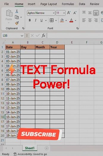 Excel TEXT Formula Explained 😲 Convert Dates Like a Pro! ⚡