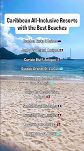 caribbean all inclusive resorts with the best beaches ⛱️ #vacation #travel #beach