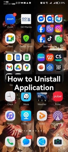 How to Unistall Application in Android Device #howto