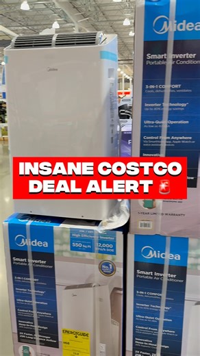 Costco Wonders | Emmanuel Martinez | Costco Finds on Instagram: "Costco just slashed the price on this ultra-quiet portable AC and it’s perfect for the summer heat! The Midea Duo 12,000 BTU cools fast, runs quiet, and even connects to your phone—send this to someone who needs a chill upgrade! @midea_us @costco #CostcoFinds #CostcoWonders #MideaAC #StayCool #HomeCooling #SummerEssentials #SmartAppliances #CostcoDeals #QuietCooling"