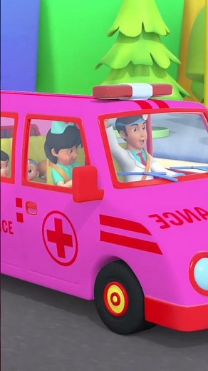 Ruedas En La Ambulancia Canción Divertida #shorts #fun #music #rhmes #forkids #juniorsquad