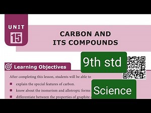 15.CARBON AND ITS COMPOUNDS (book back answers) 9th std Science