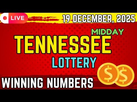Tennessee Midday Lottery Results For - 19 Dec, 2025 - Cash 3 - Cash 4 - Powerball - Mega Millions