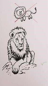 TUTO : dessine le LION facilement !