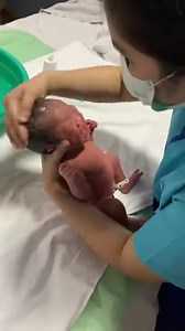 Baby RiRi first Bath 😘