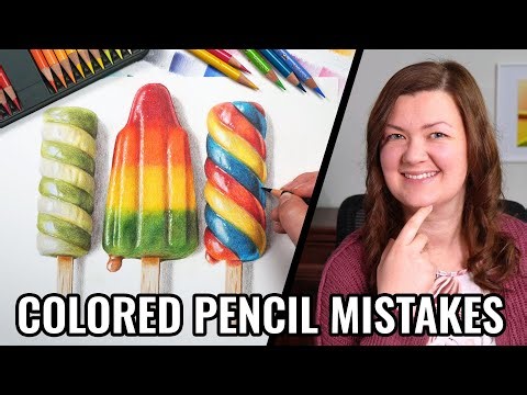 8 Common Mistakes Beginners Make With Coloured Pencils