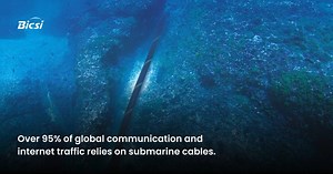 Did you know? Over 95% of global communication and internet traffic...