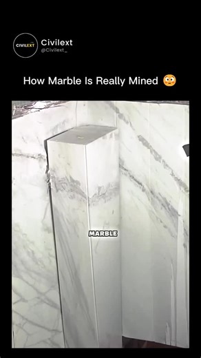 civilext on Instagram: "Ever wondered how marble makes its way from mountain to masterpiece? 😳🏔️ Giant diamond wire saws slice through solid rock with millimeter precision, cutting massive blocks that weigh tens of tons. It’s slow, powerful, and unbelievably satisfying — turning mountains into timeless beauty. ⛏️✨ Follow for more mind-blowing construction and engineering processes that shape our world! 🌍👷‍♂️ #EngineeringMarvel #CivilEXT #MarbleMining #ConstructionFacts #EngineeringExplained 