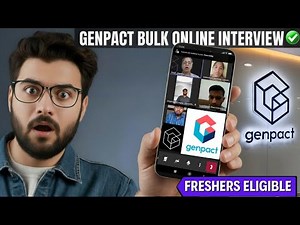 Genpact Online Interview for Freshers | Any Graduate Hiring | Step-by-Step How to Apply Guide