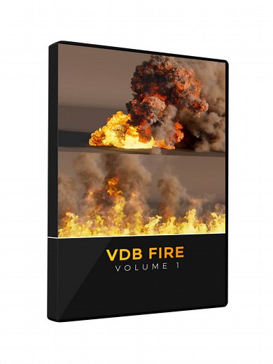 VDB Fire Pack Volume 1: Animated - The Pixel Lab