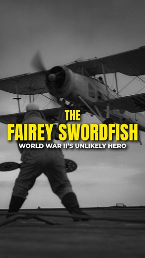 The Fairey Swordfish was perhaps the most unlikely hero of World War II. A biplane with a fabric-covered frame, fixed landing gear, and an open cockpit, it looked more suited for the skies of 1918 than the modern battlefield of the 1940s. Yet this humble aircraft—known affectionately by its crews as the “Stringbag”—would go on to cripple battleships, devastate enemy harbors, and sink more Axis tonnage than any other Allied aircraft. #ww2 #aviation #military | The War Rooms