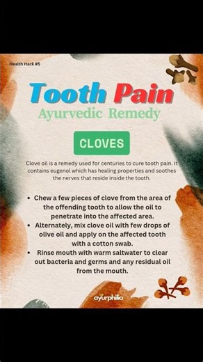 Instant Relief from Toothache | Powerful Ayurvedic Remedy at Home | Natural Tooth Pain Cure 🍃