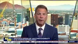 Starting tomorrow, Arizonans age 16 and up can be vaccinated at state sites. Dr. Christ spoke with FOX 10 Phoenix about the expansion of #COVID19 vaccination eligibility. https://1.azdhs.gov/31e0MiR #RollUpYourSleeve | Arizona Department of Health Services