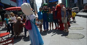 Times Square Costumed Characters Plead Their Case at Hearing