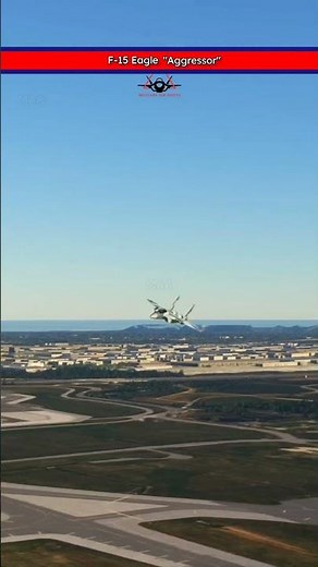 Epic F-15 Eagle Aggressor Flyby!